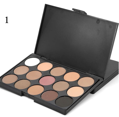15 Color Eyeshadow Palette - E15 multi color makeup plate beauty tools